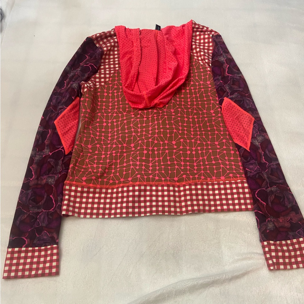 Maaji Multicolor Patchwork Zip-Up Full-Zip Mixed … - image 8